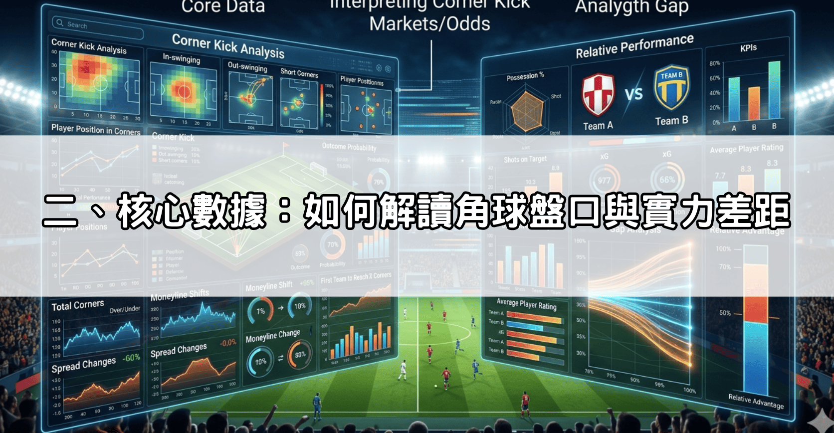 二、核心數據:如何解讀角球盤口與實力差距