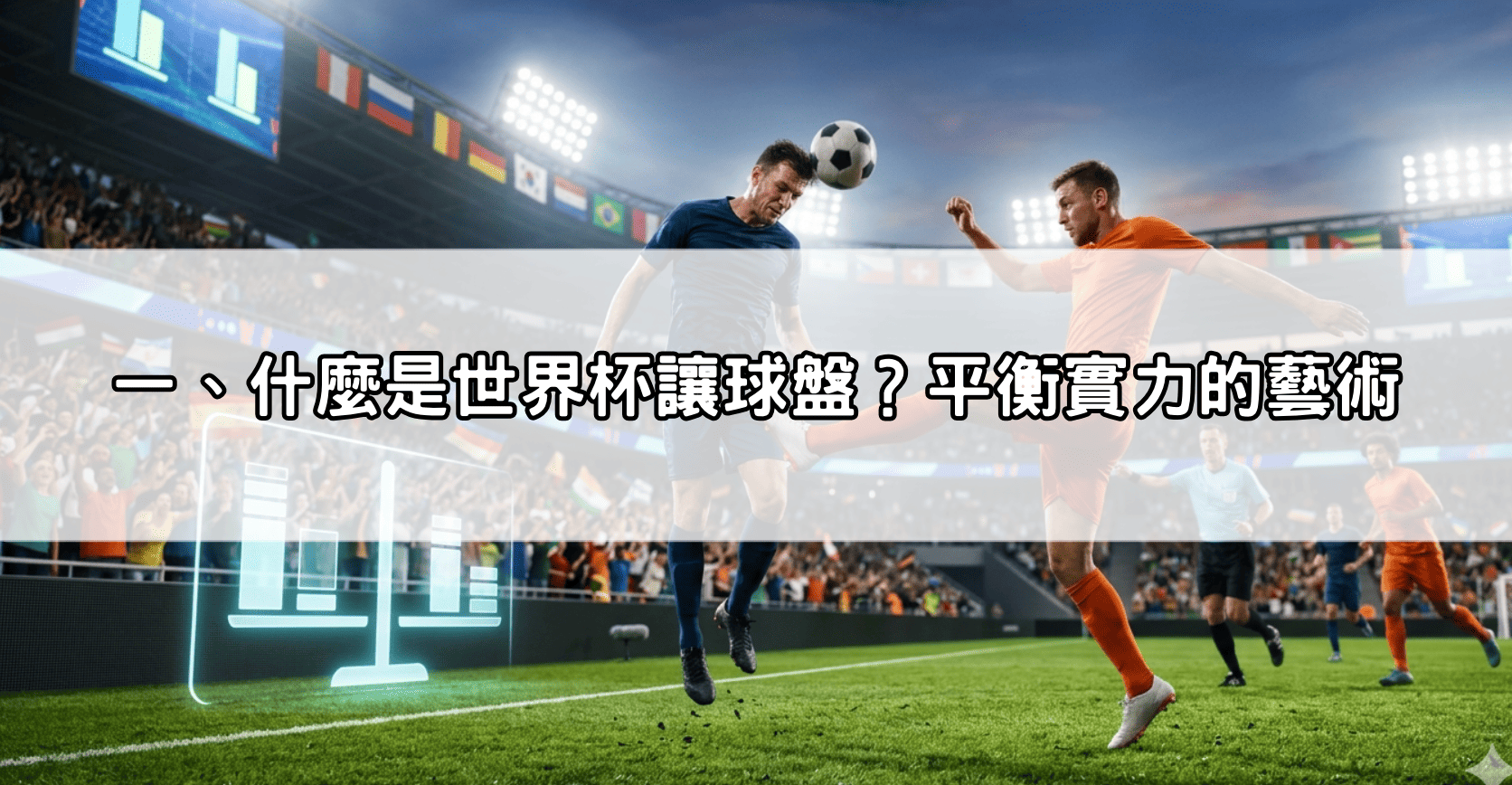 一、什麼是世界杯讓球盤?平衡實力的藝術
